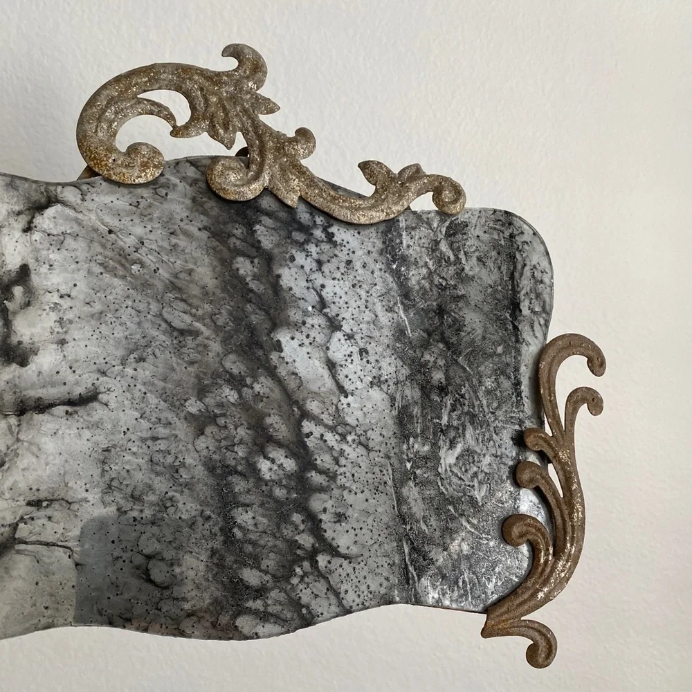 Anthropologie Hanging Wall Mirror Made to Look Antique & Distressed